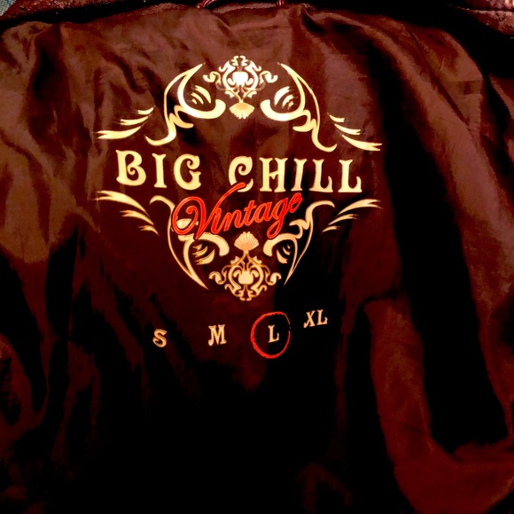 BIG CHILL Faux Leather Jacker. Like new - Picture 4 of 6